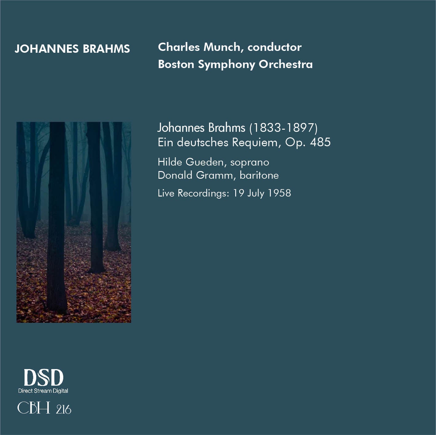 Ein deutsches Requiem - Charles Munch Boston Simphony Orchestra