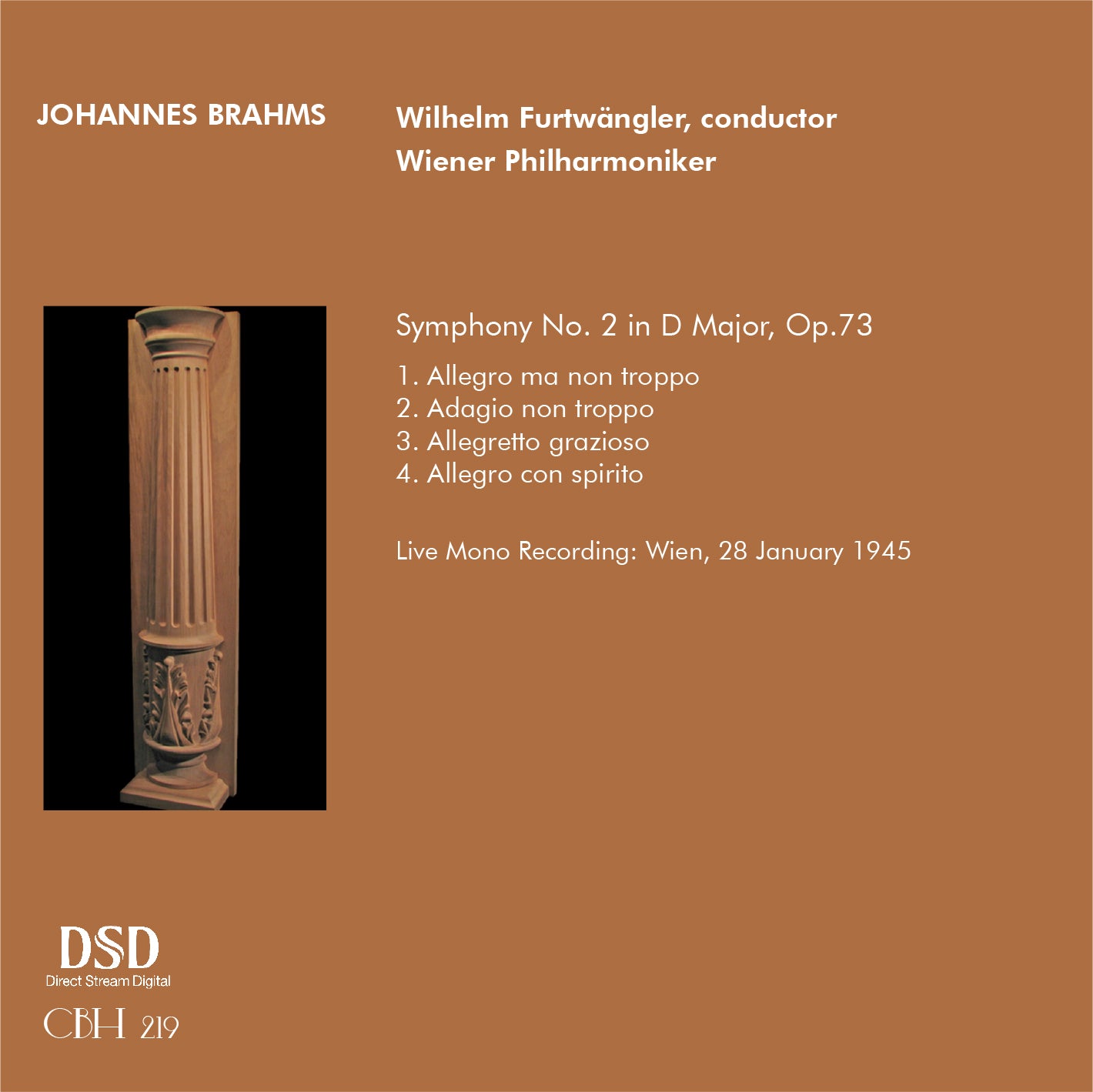 Brahms Symphony No. 2 - Wilhelm Furtwängler Berliner Philharmoniker