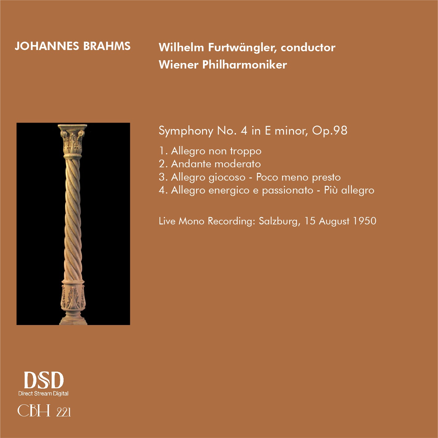 Brahms Symphony No. 4 - Wilhelm Furtwängler Berliner Philharmoniker