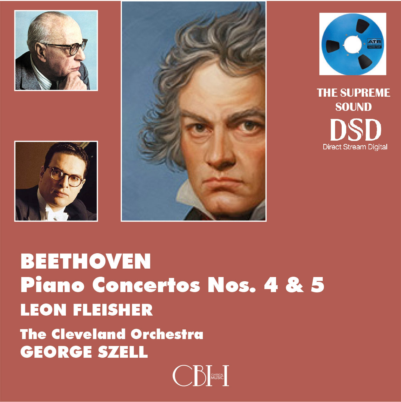 BEETHOVEN Piano Concertos Nos. 4 & 5 -  Leon Fleisher | George Szell The Cleveland Orchestra