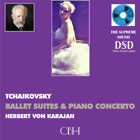 Tchaikovsky Ballet Suites & Piano Concerto - Herbert von Karajan Philharmonia Orchestra - Wiener Symphoniker