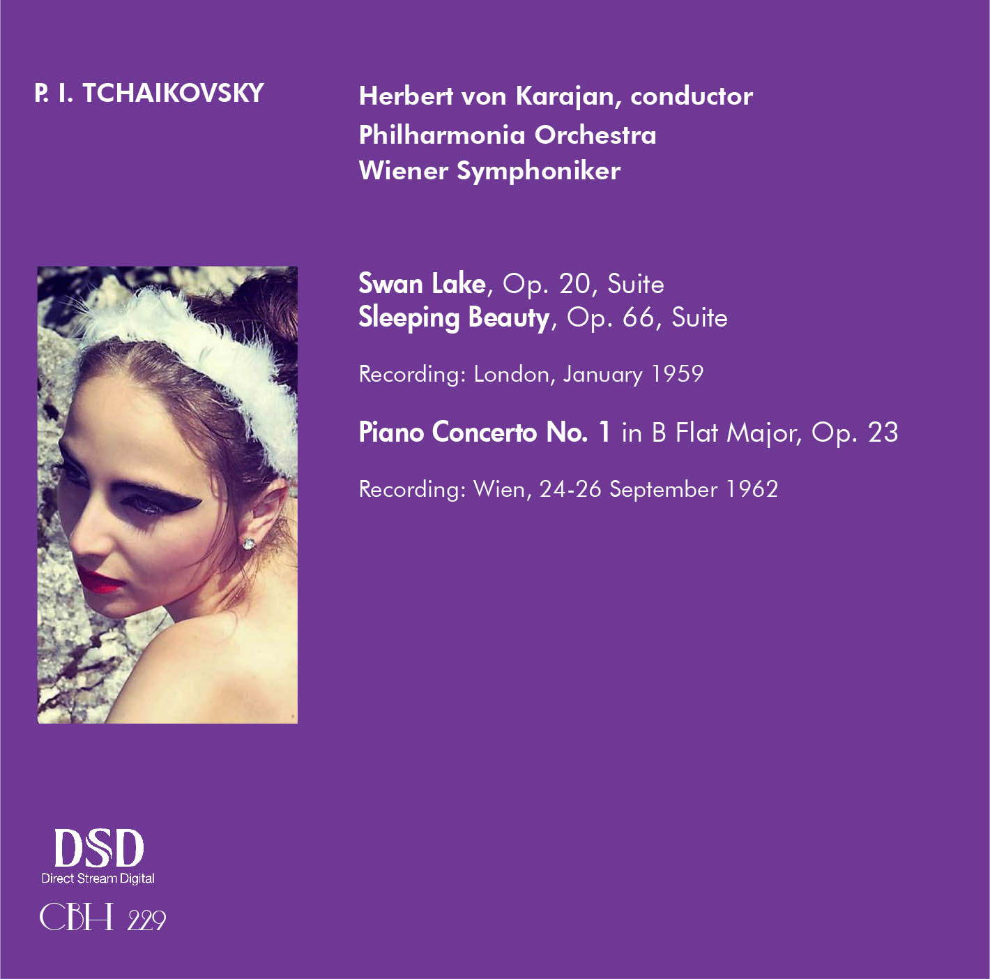 Tchaikovsky Ballet Suites & Piano Concerto - Herbert von Karajan Philharmonia Orchestra - Wiener Symphoniker