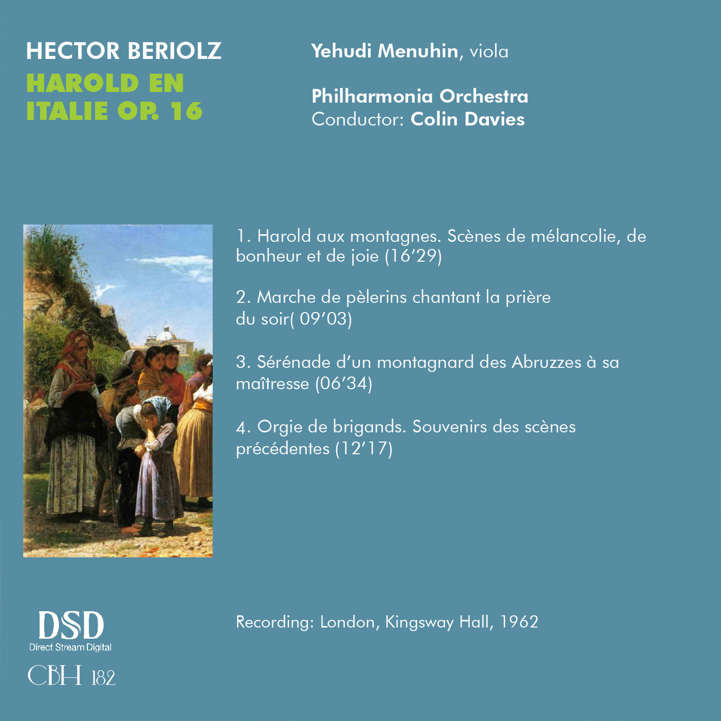 Berlioz Harold en Italia Op. 16 - Colin Davis Philharmonia Orchestra